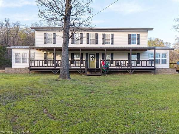 14.4 Acres of Land with Home for Sale in Mansfield, Arkansas