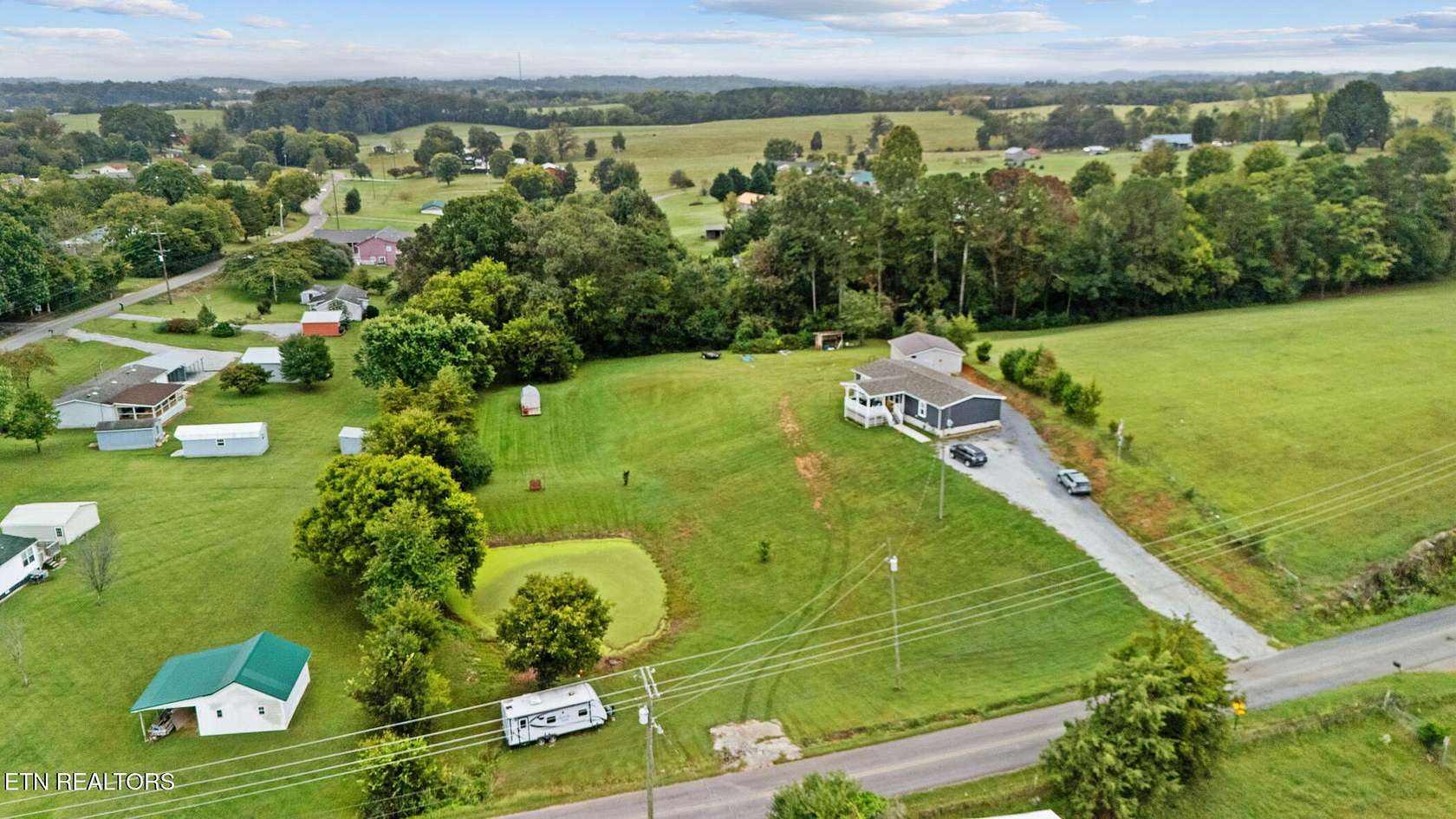 2.13 Acres of Land with Home for Sale in Dandridge, Tennessee