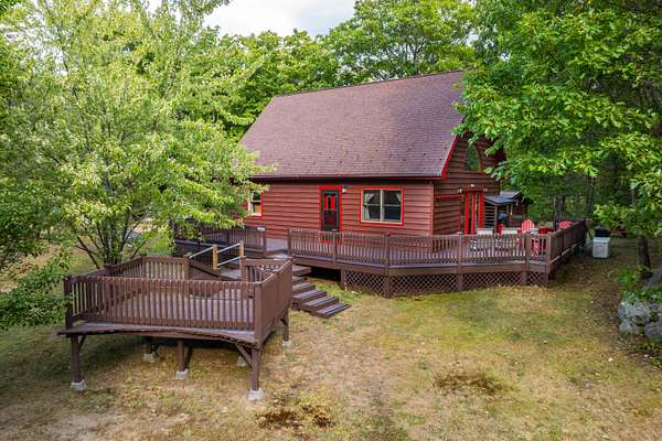 7.8 Acres of Residential Land with Home for Sale in Black Brook, New York