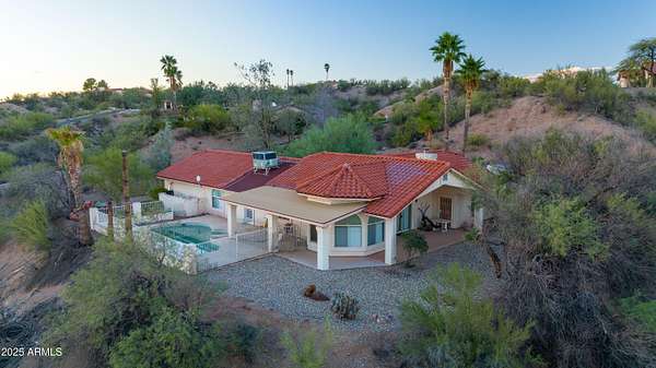 7.24 Acres of Residential Land with Home for Sale in Wickenburg, Arizona