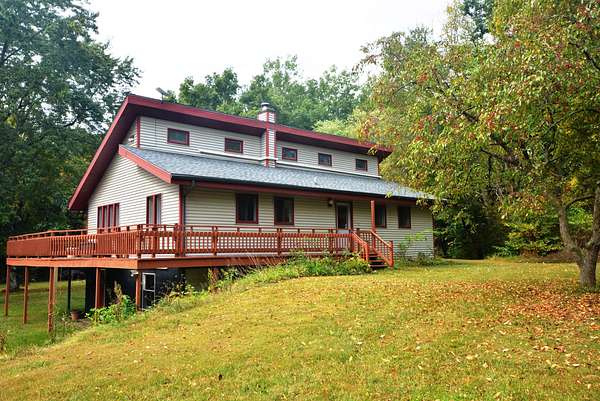 16 Acres of Land with Home for Sale in Plainwell, Michigan