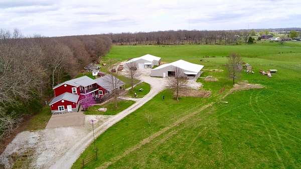 48.7 Acres of Agricultural Land with Home for Sale in Fordland, Missouri