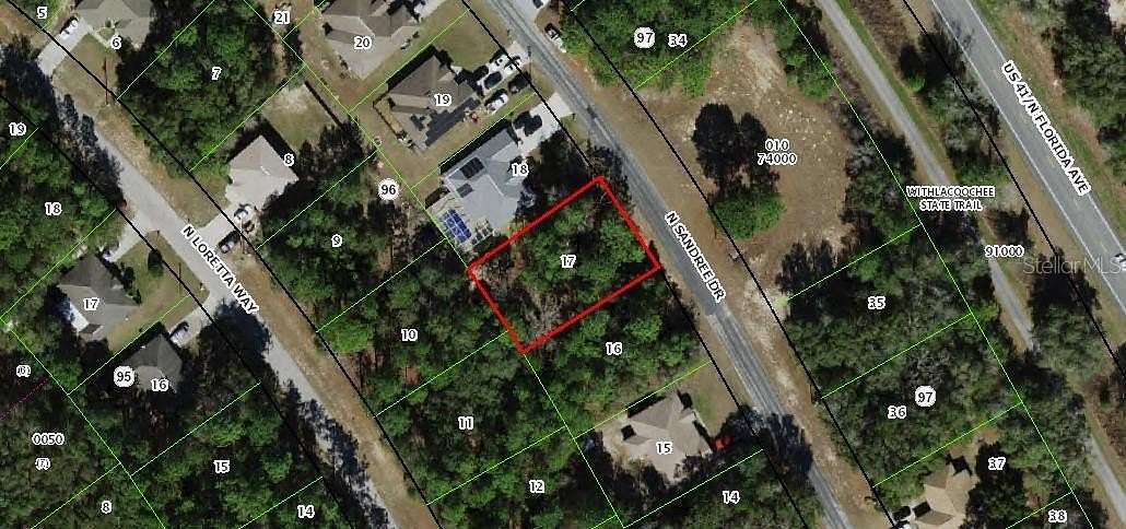 0.23 Acres of Residential Land for Sale in Citrus Springs, Florida