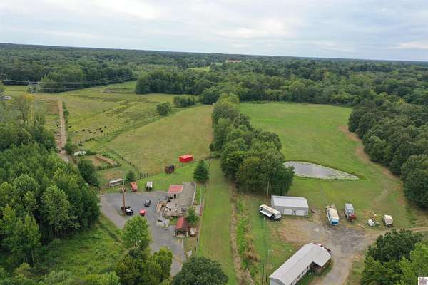 30 Acres of Agricultural Land with Home for Auction in Benton, Kentucky