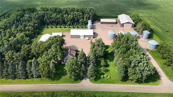 8.8 Acres of Land with Home for Sale in Fairfax, Minnesota