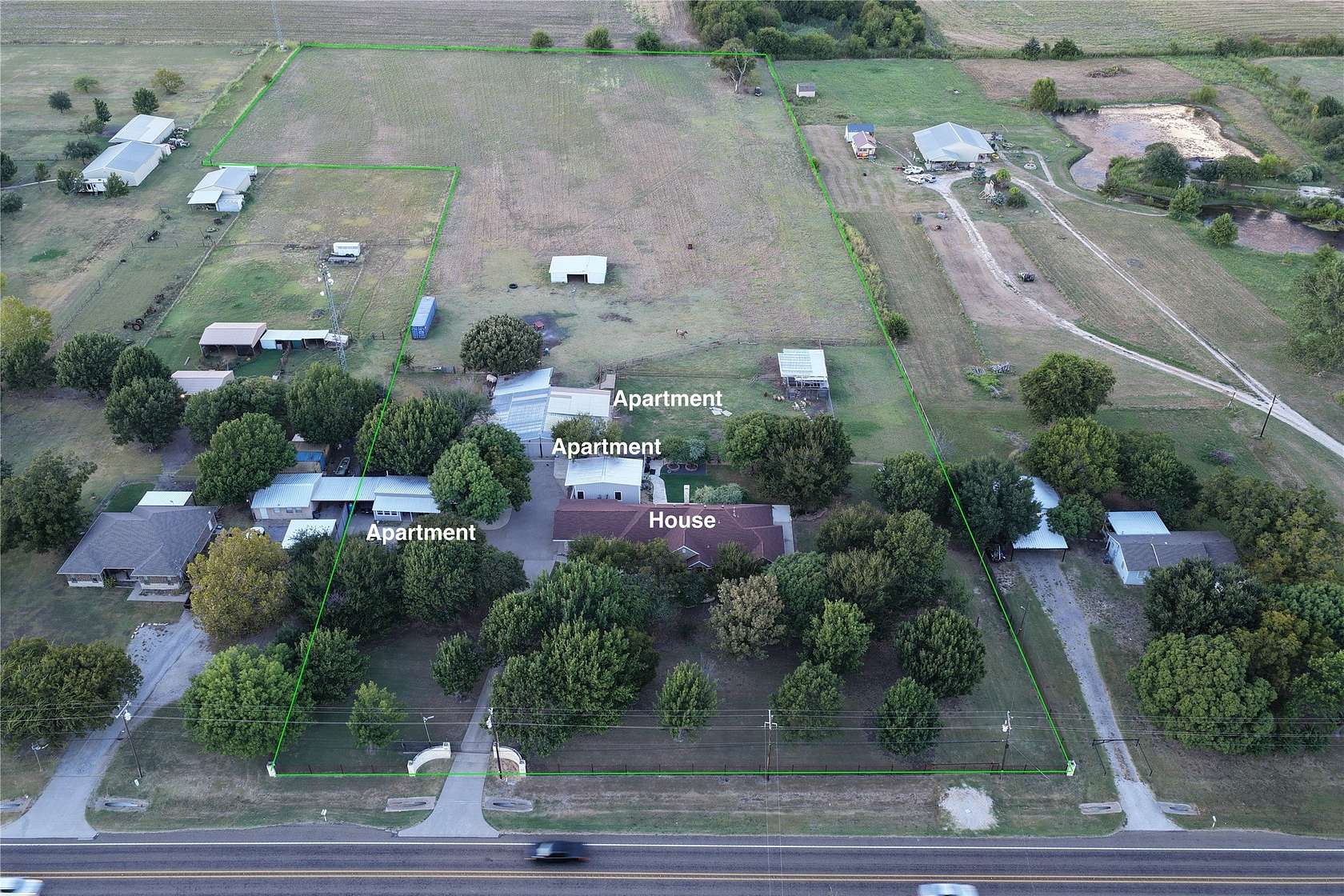 8 Acres of Land with Home for Sale in Waxahachie, Texas
