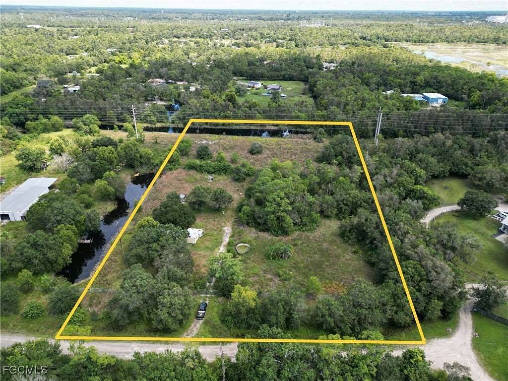 5 Acres of Residential Land with Home for Sale in Fort Myers, Florida