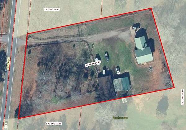 1.87 Acres of Residential Land with Home for Sale in Anderson, South Carolina