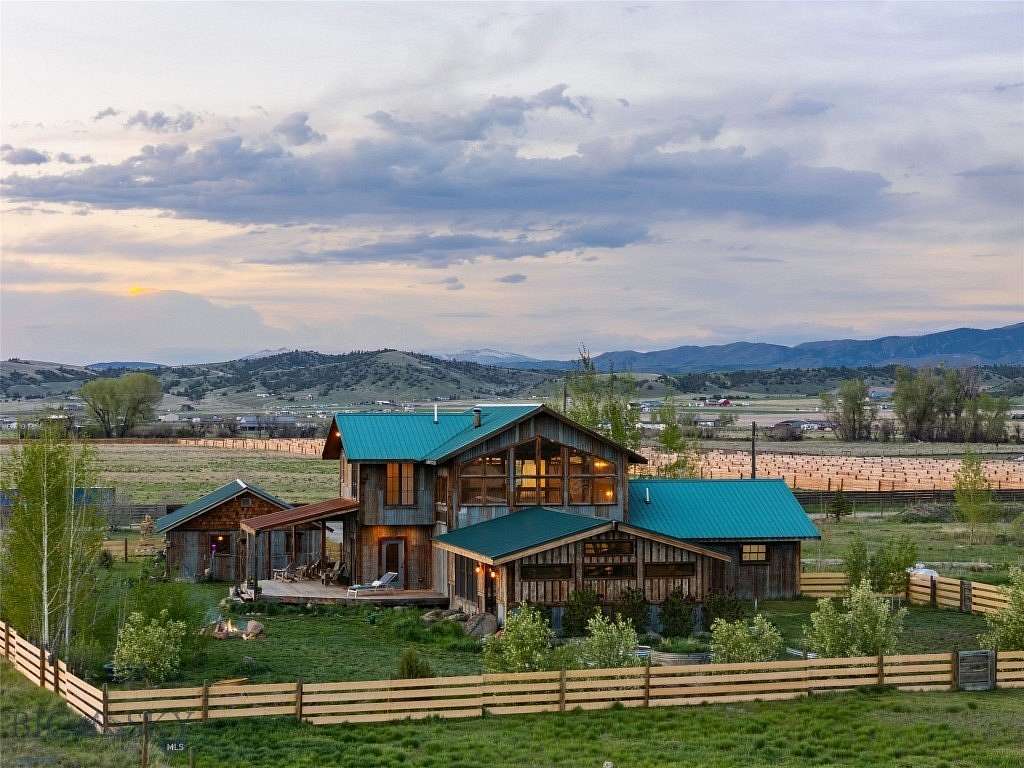 9 Acres of Land with Home for Sale in Three Forks, Montana