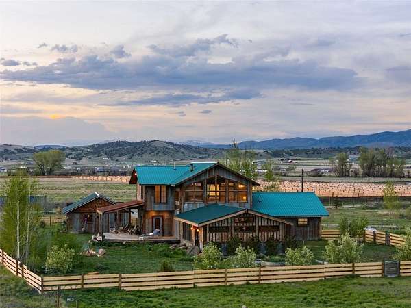 9 Acres of Land with Home for Sale in Three Forks, Montana