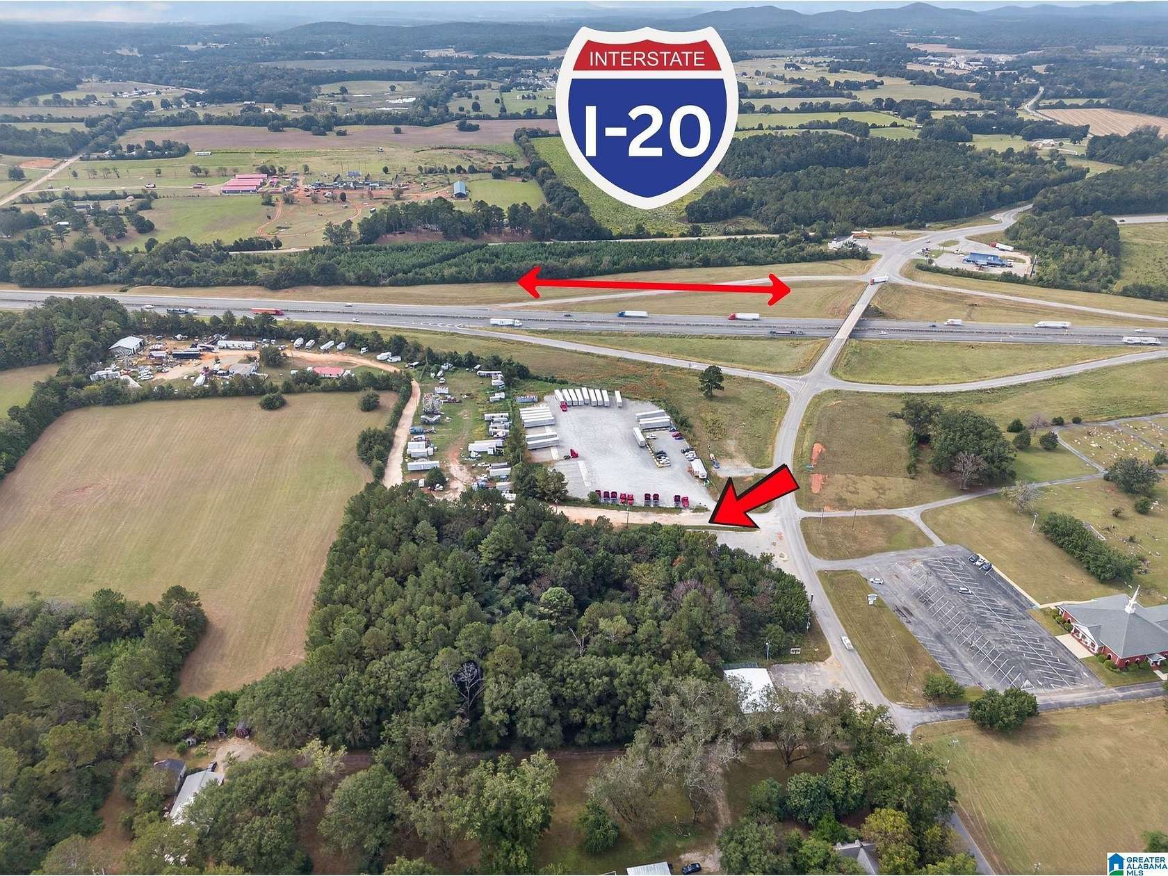 3.67 Acres of Commercial Land for Sale in Eastaboga, Alabama