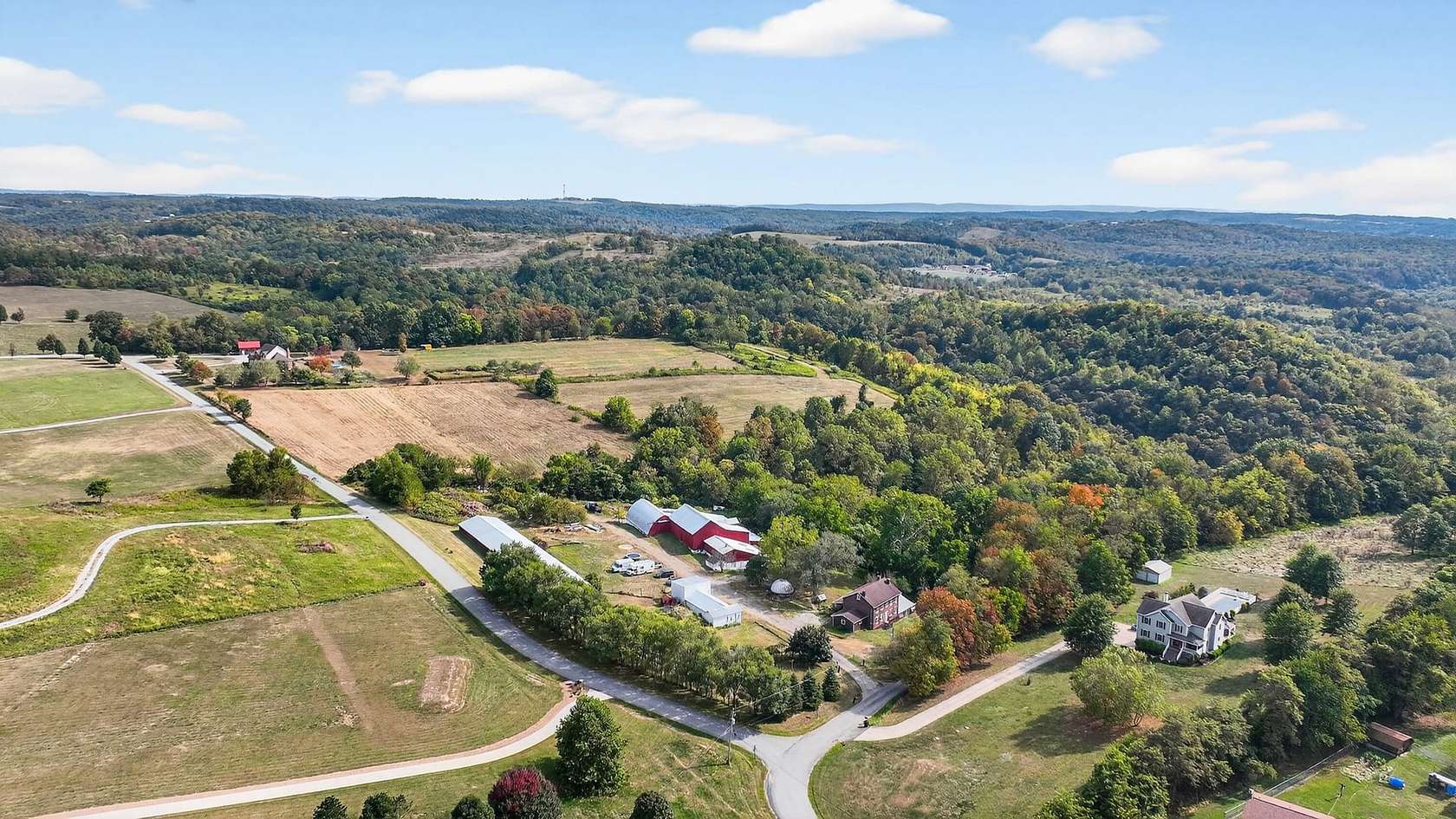 32.6 Acres of Land with Home for Sale in Smithton, Pennsylvania