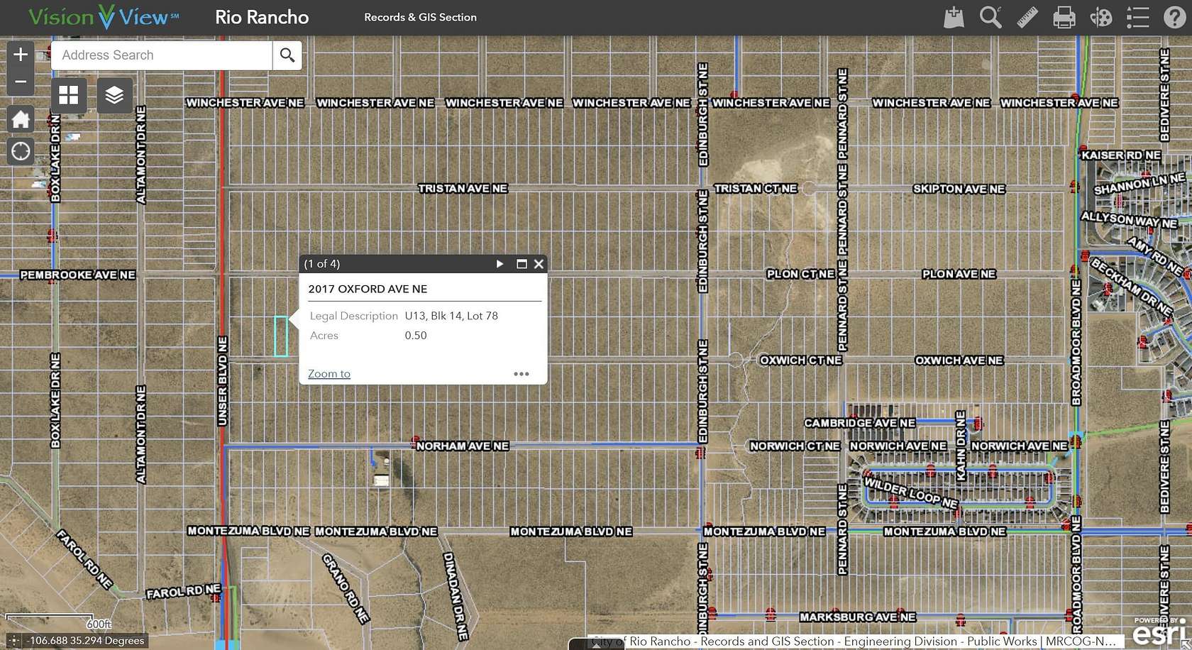 0.5 Acres of Commercial Land for Sale in Rio Rancho, New Mexico