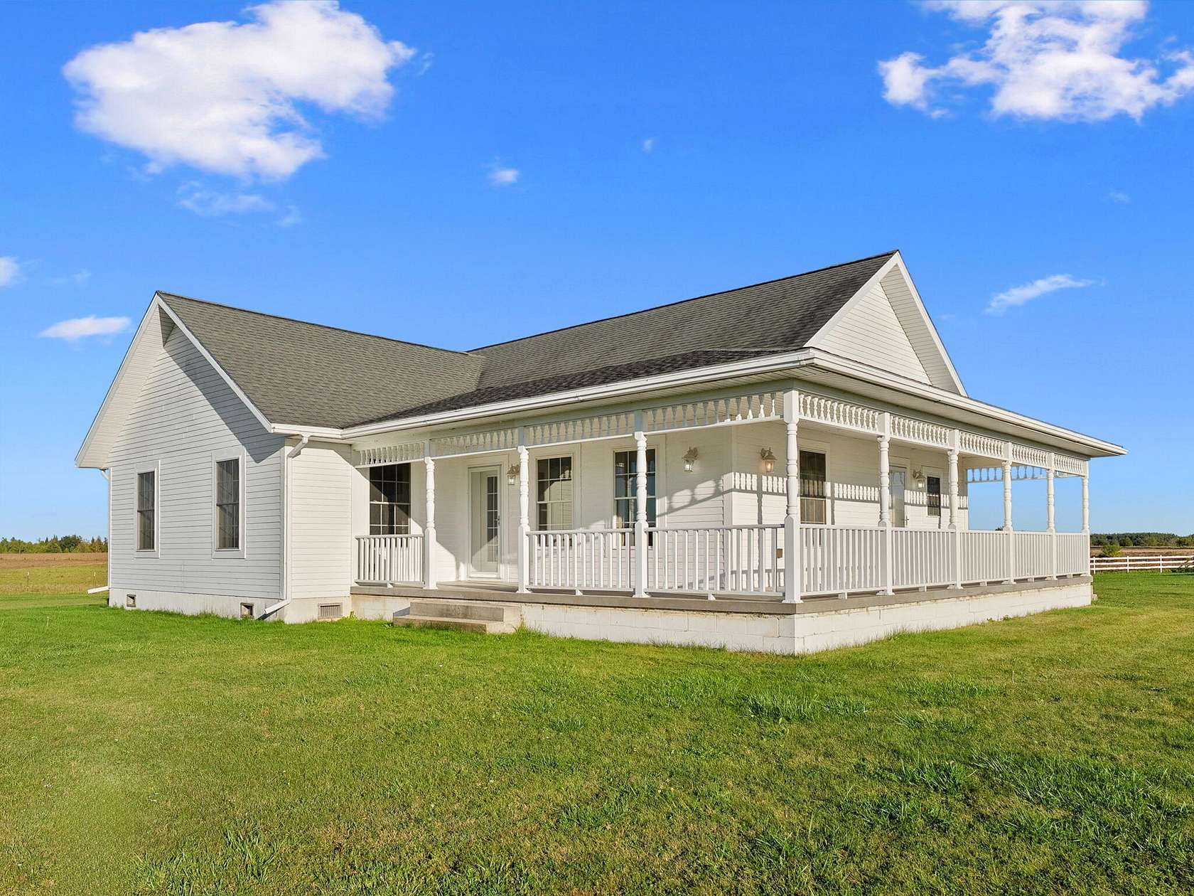 10 Acres of Land with Home for Sale in Hubbard Lake, Michigan