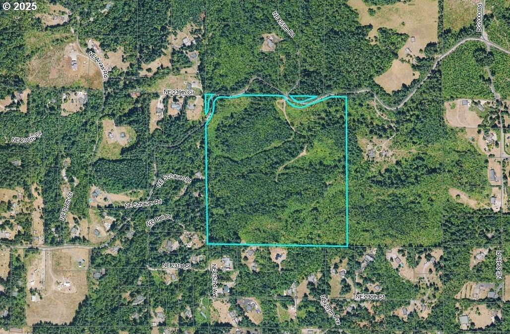 58.6 Acres of Recreational Land for Sale in Battle Ground, Washington
