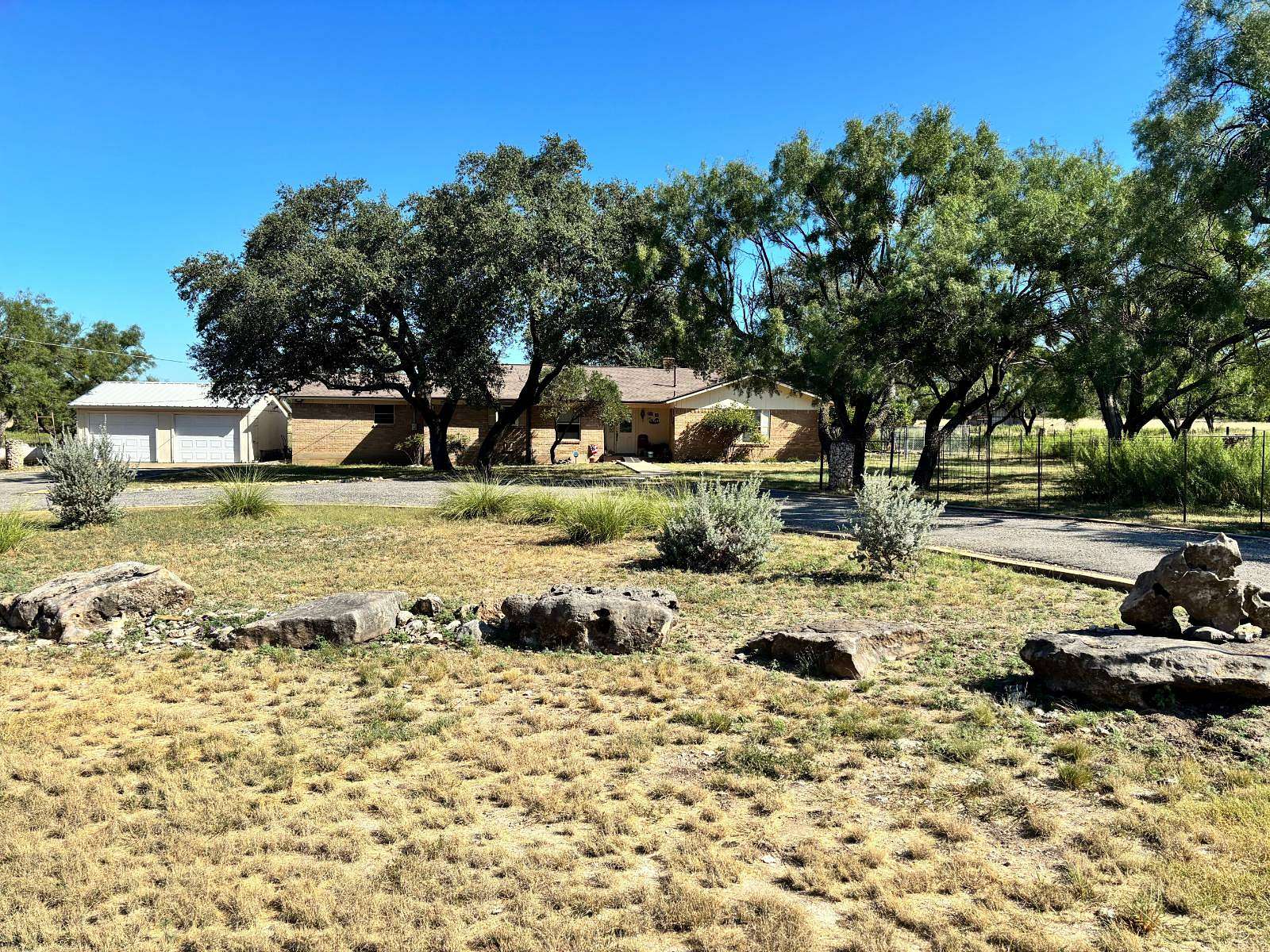 23 Acres of Agricultural Land with Home for Sale in Brady, Texas