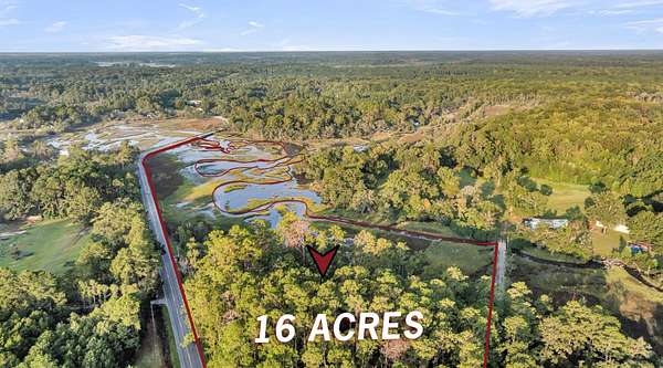 16 Acres of Recreational Land for Sale in Meggett, South Carolina