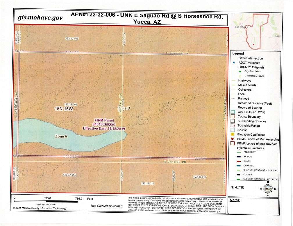 80 Acres of Agricultural & Residential Land for Sale in Yucca, Arizona