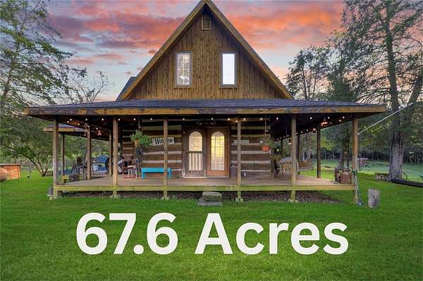 67.6 Acres of Recreational Land with Home for Sale in Huntsville, Arkansas