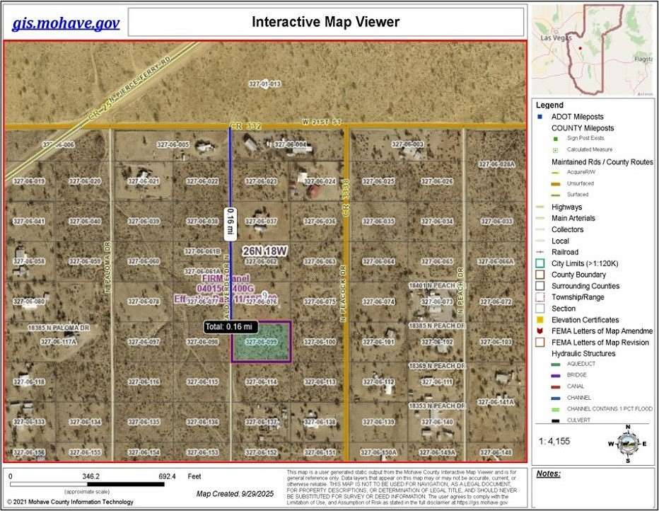 1 Acre of Residential Land for Sale in Dolan Springs, Arizona