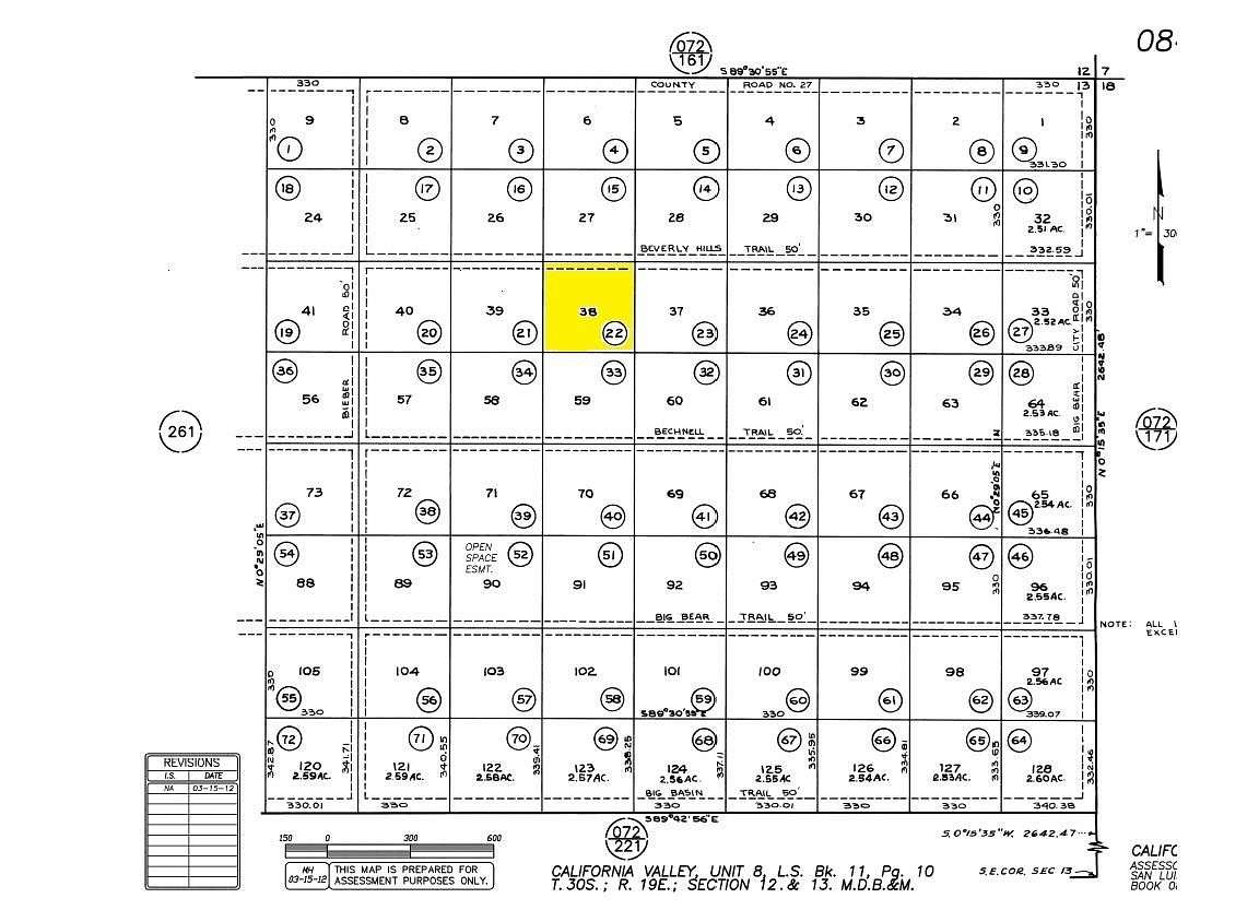 2.5 Acres of Residential Land for Sale in Santa Margarita, California