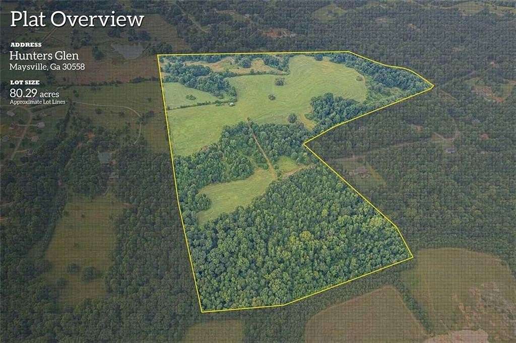80.3 Acres of Land for Sale in Maysville, Georgia