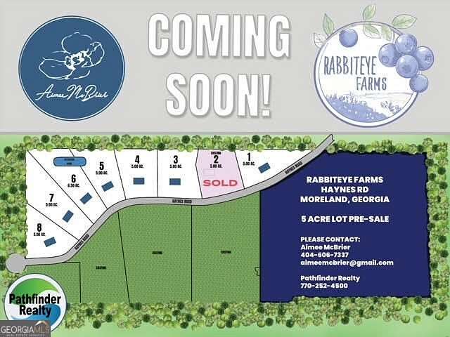 5 Acres of Land for Sale in Moreland, Georgia