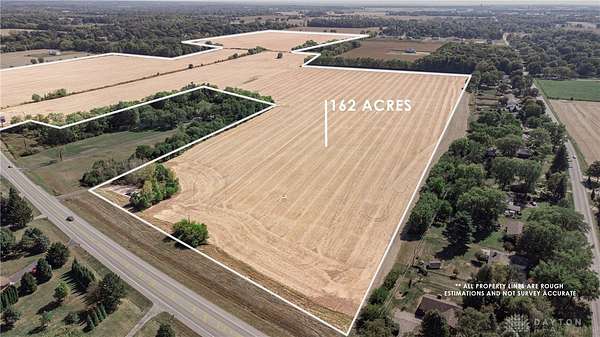 162 Acres of Agricultural & Residential Land for Sale in Tipp City, Ohio