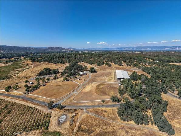 78.6 Acres of Agricultural Land with Home for Sale in Kelseyville, California