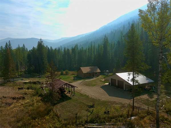 40 Acres of Land with Home for Sale in Heron, Montana