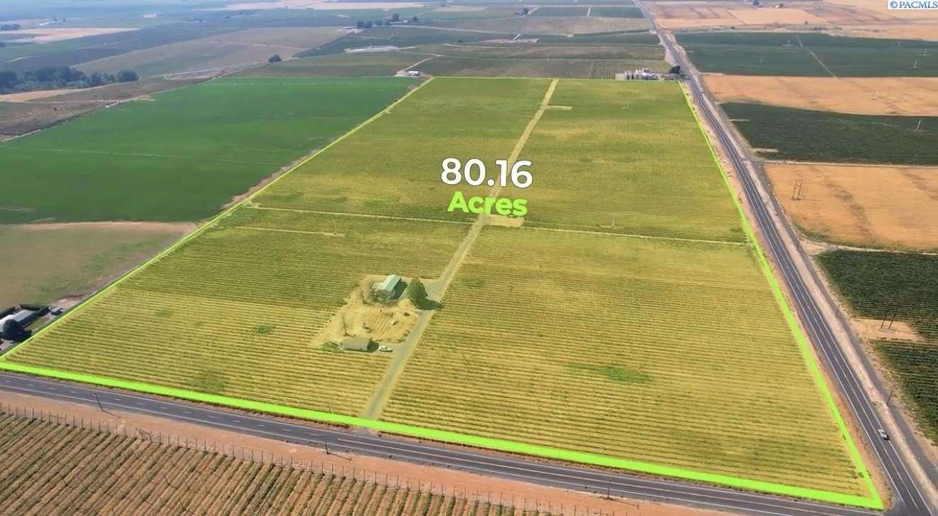 80.2 Acres of Agricultural Land for Sale in Prosser, Washington