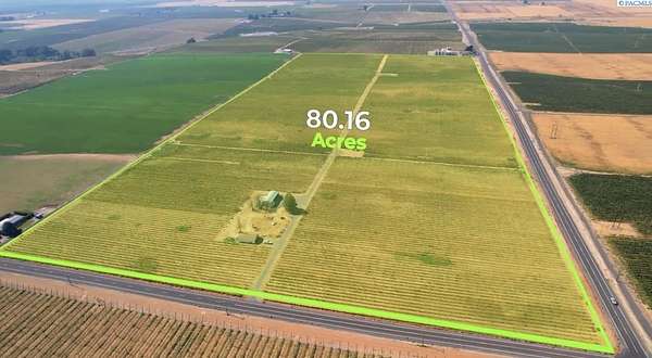 80.2 Acres of Agricultural & Residential Land for Sale in Prosser, Washington