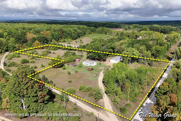 4.5 Acres of Residential Land with Home for Sale in White Cloud, Michigan