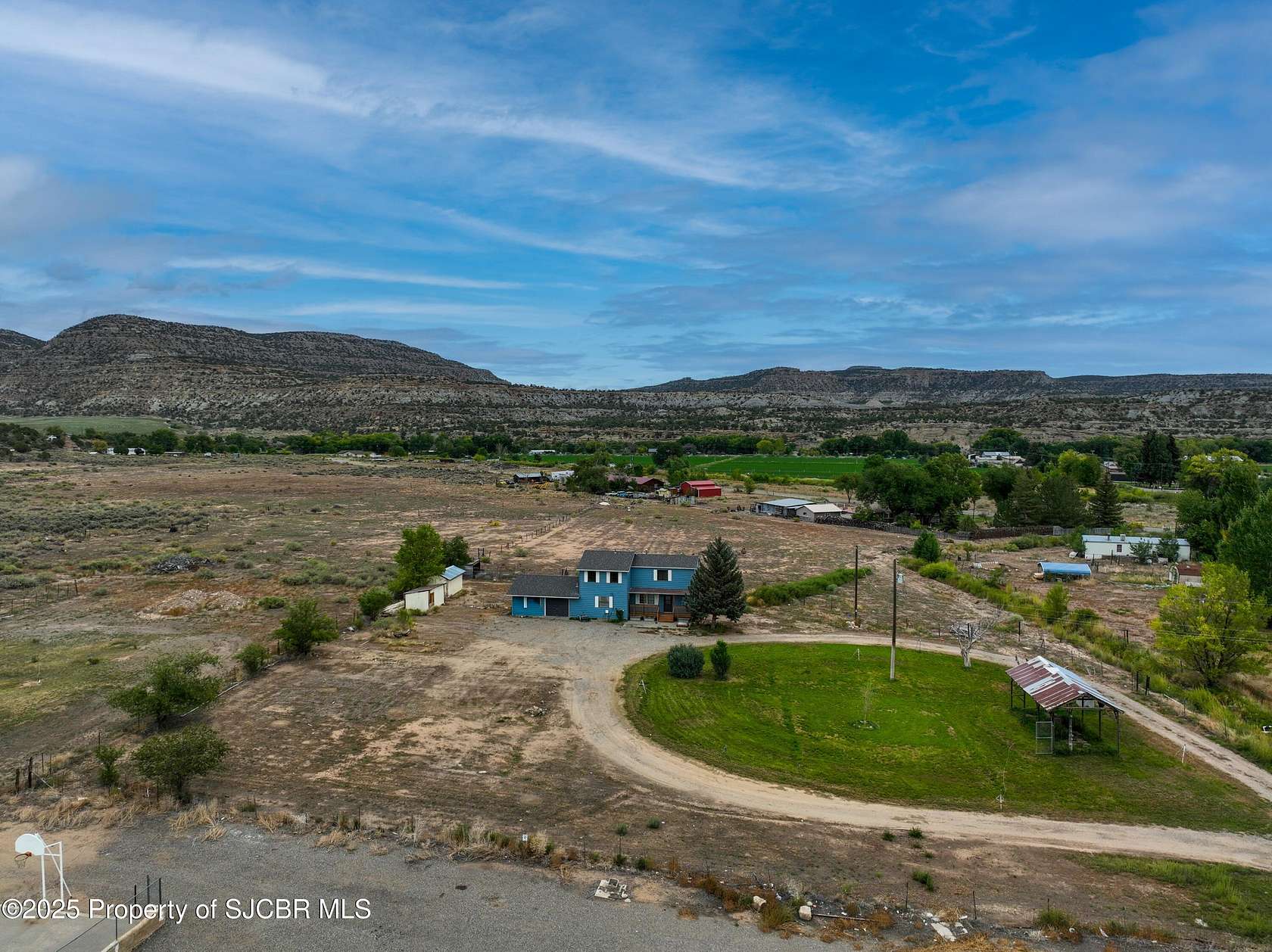 3.6 Acres of Residential Land with Home for Sale in Aztec, New Mexico