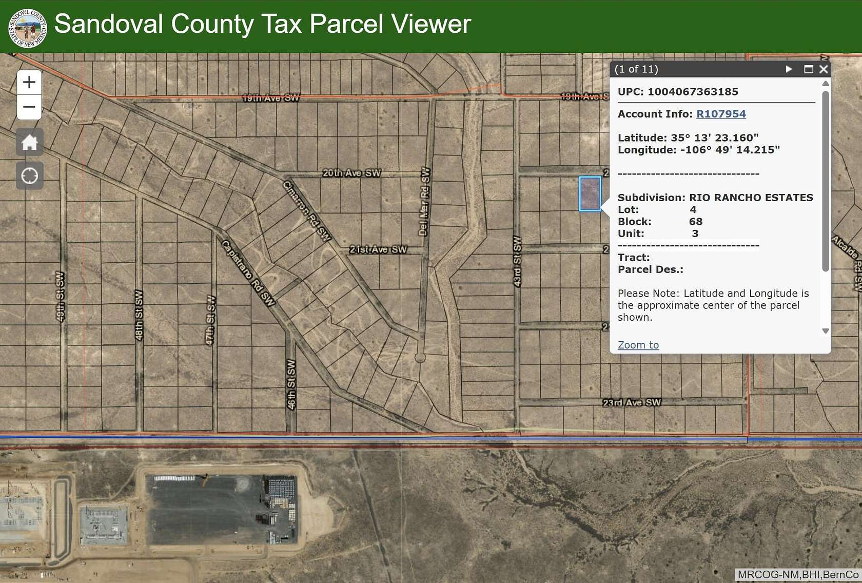 1 Acre of Land for Sale in Rio Rancho, New Mexico
