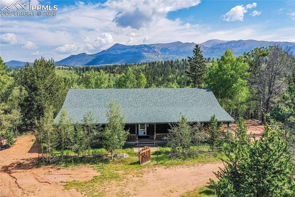 7.22 Acres of Residential Land with Home for Sale in Cripple Creek, Colorado