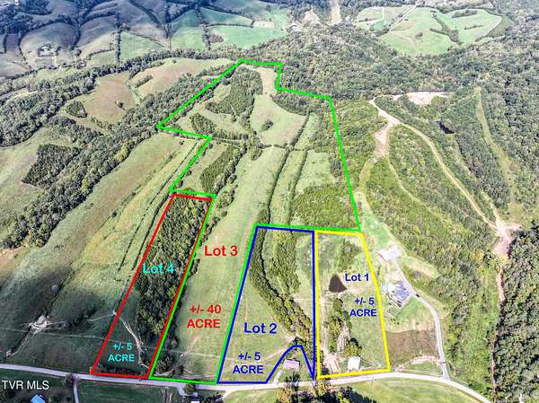 39.4 Acres of Recreational Land & Farm for Sale in Greeneville, Tennessee