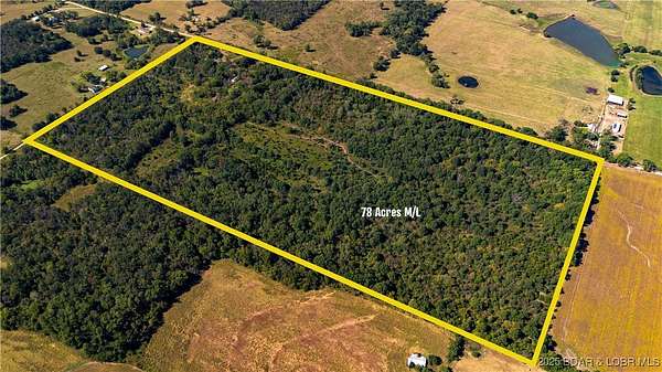 78.8 Acres of Recreational Land for Sale in Dover Township, Missouri