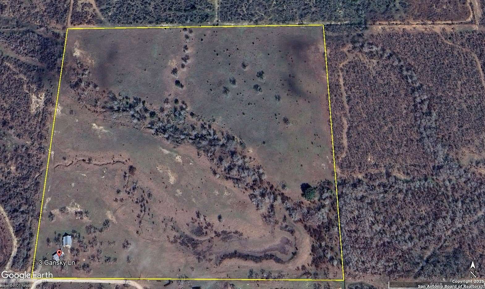 57.7 Acres of Recreational Land with Home for Sale in Jourdanton, Texas