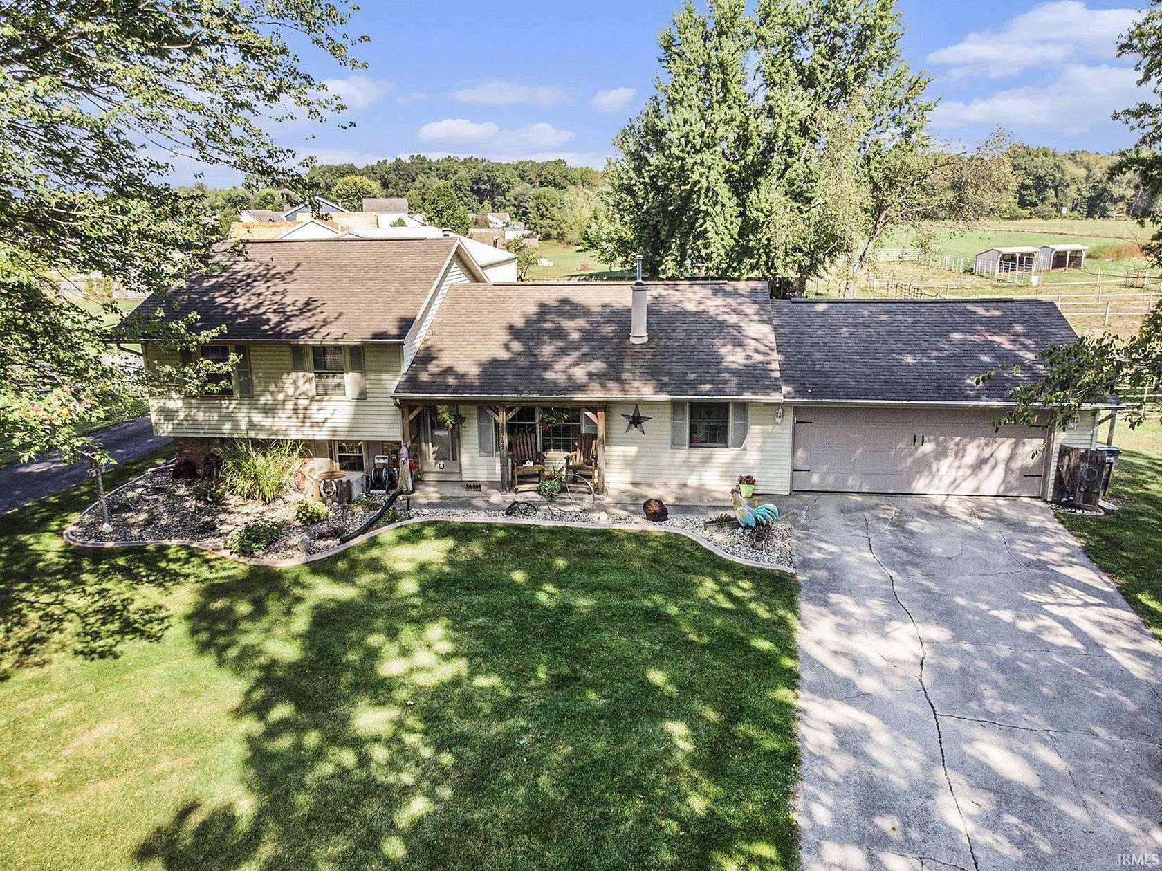 14 Acres of Land with Home for Sale in Elkhart, Indiana