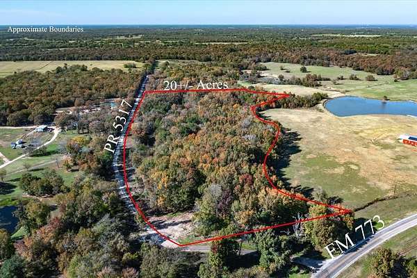 20 Acres of Recreational Land for Sale in Grand Saline, Texas