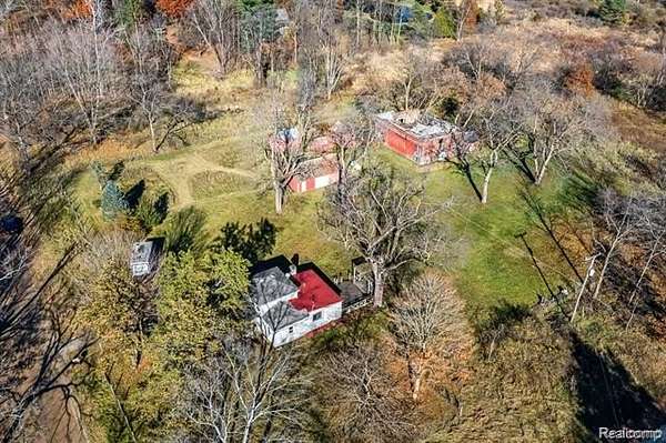 18.9 Acres of Land with Home for Sale in Gregory, Michigan