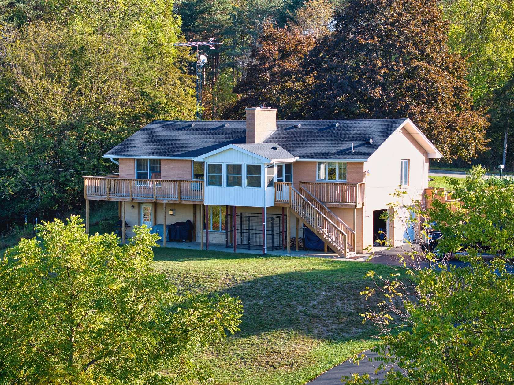 5.8 Acres of Residential Land with Home for Sale in Osseo, Michigan