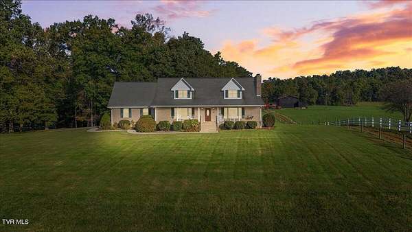 11.2 Acres of Land with Home for Sale in Surgoinsville, Tennessee