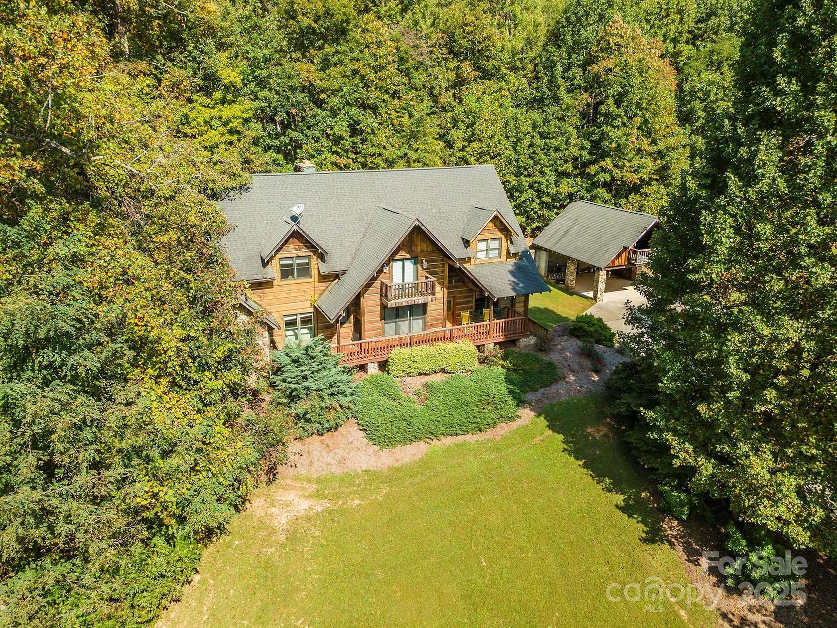 3 Acres of Residential Land with Home for Sale in Black Mountain, North Carolina