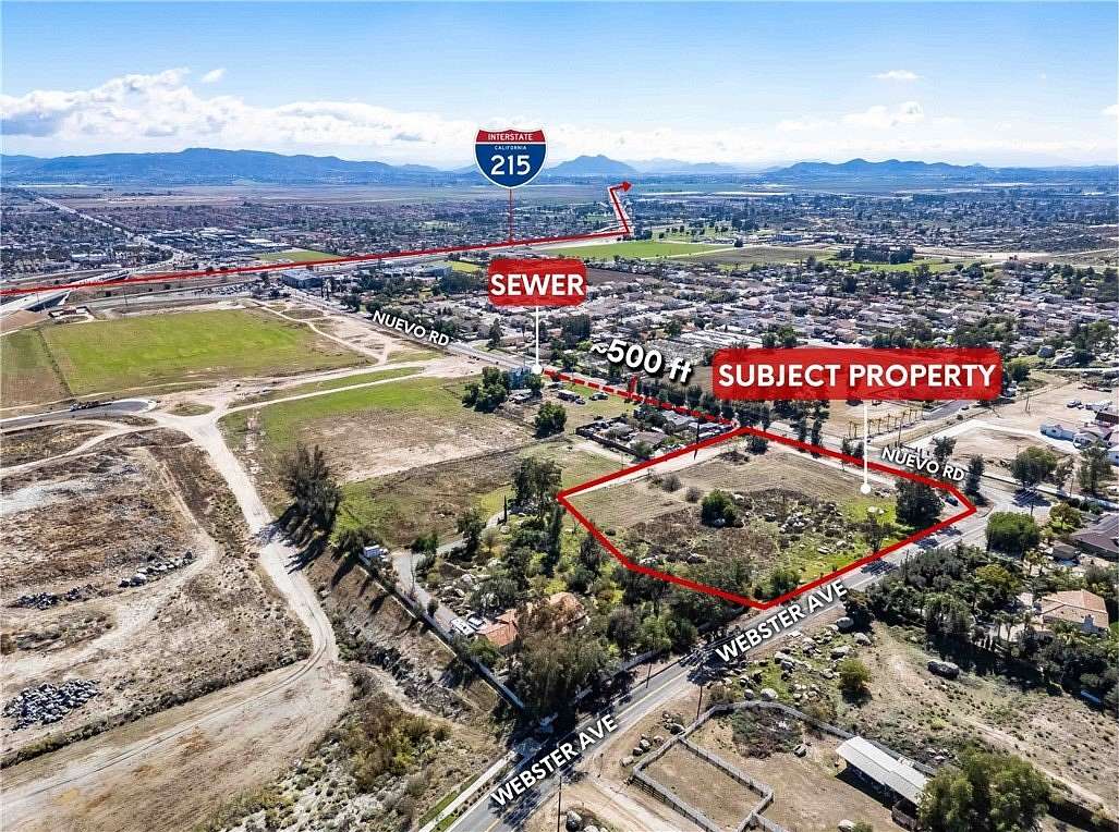 3 Acres of Land for Sale in Perris, California