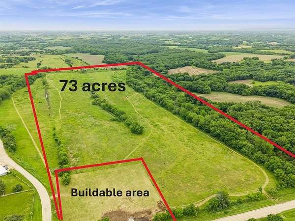73 Acres of Recreational Land for Sale in New Virginia, Iowa