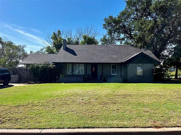 2.34 Acres of Residential Land with Home for Sale in Weatherford, Oklahoma