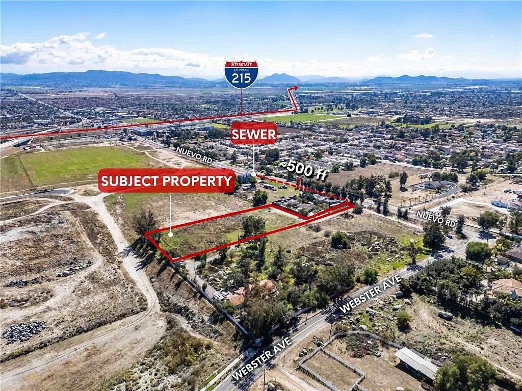 2.22 Acres of Mixed-Use Land for Sale in Perris, California