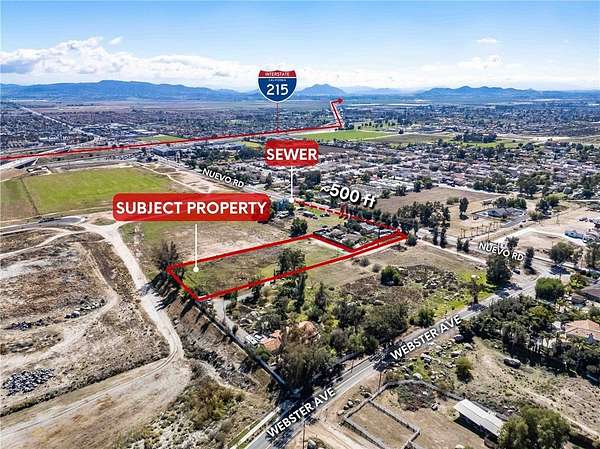 2.22 Acres of Mixed-Use Land for Sale in Perris, California